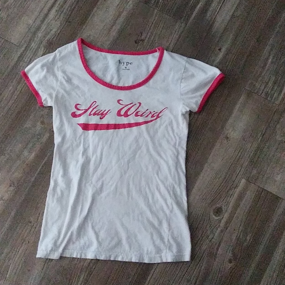 "Stay Weird" White shirt